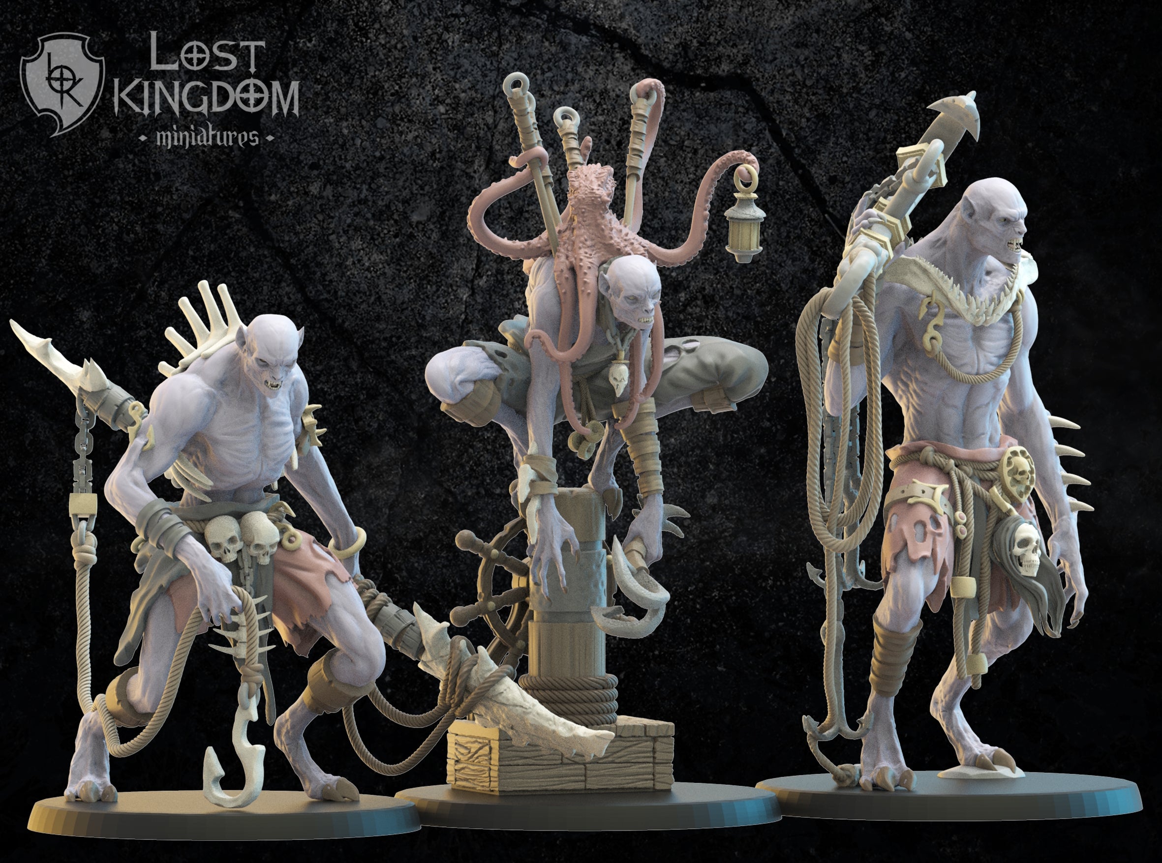 Vycanthropes Looters, Lost Kingdom Miniatures