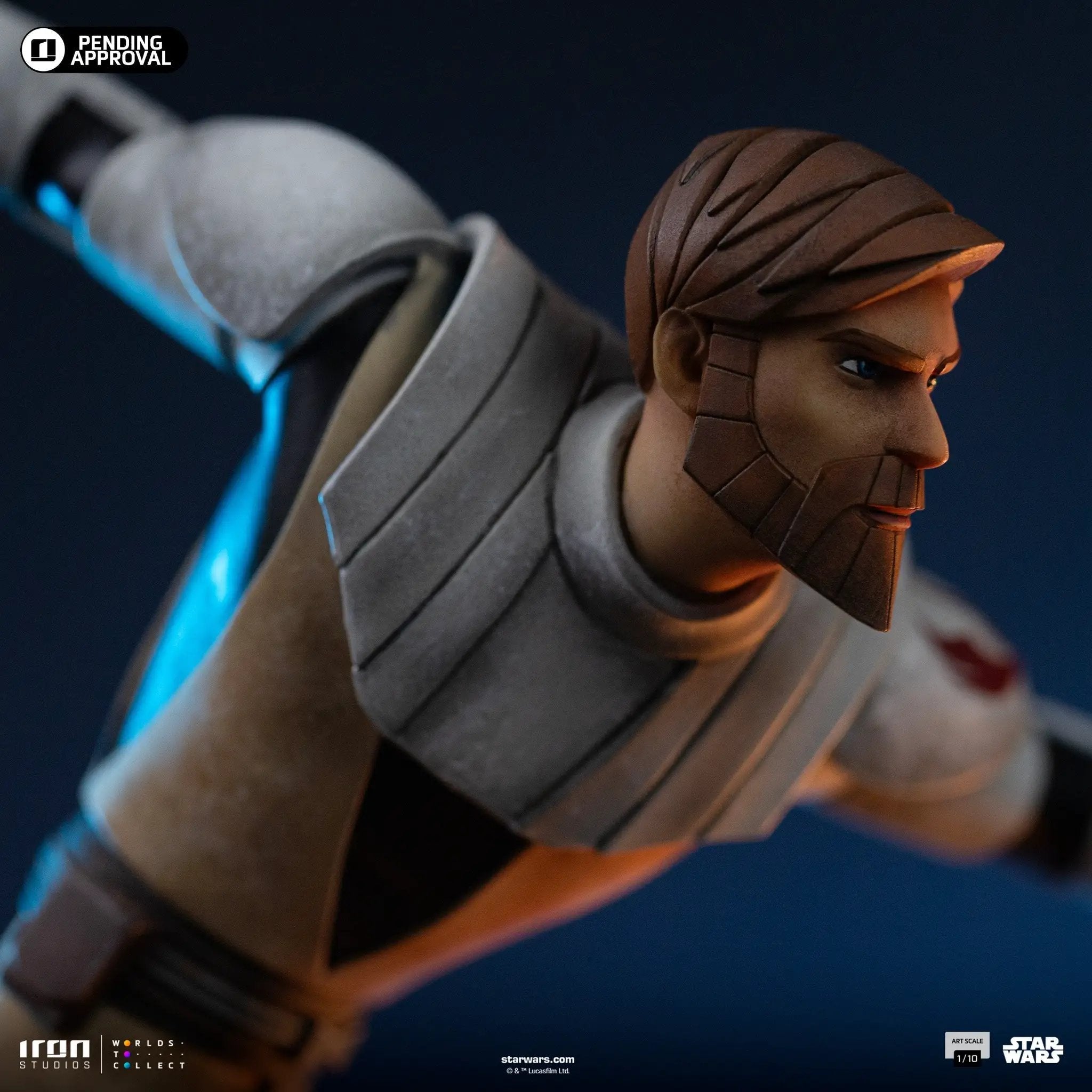 Statue Obi-Wan Kenobi – Star Wars: Clone Wars - Art Scale 1/10 - Iron Studios