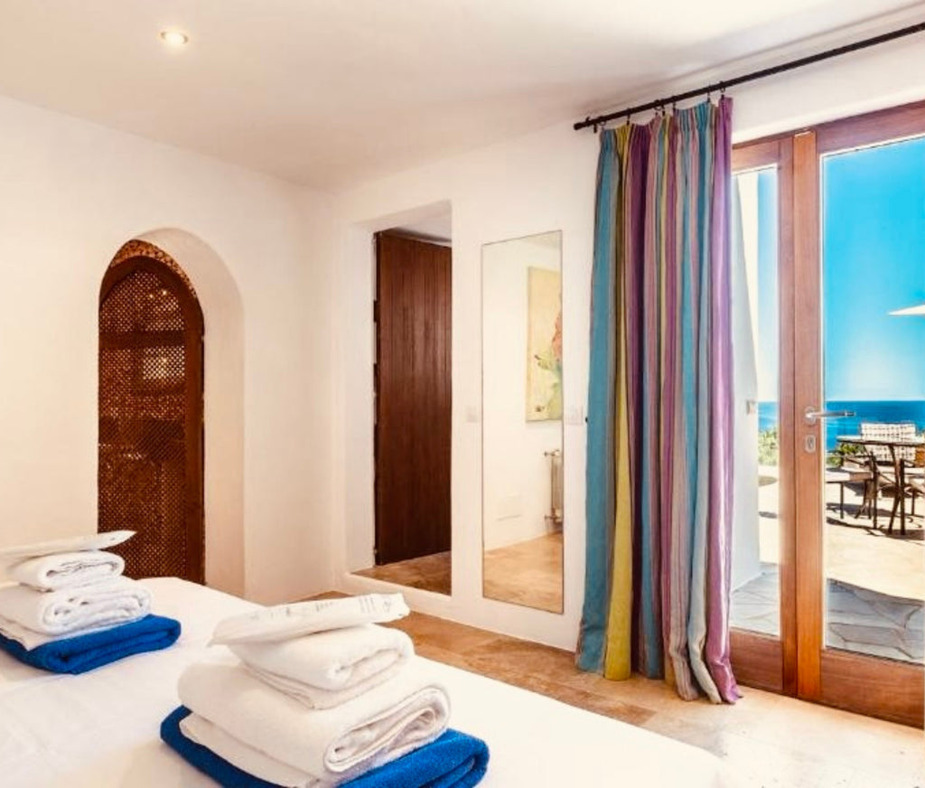 Sea-View Villa Sanctuary Above Sol d’en Serra in Santa Eulalia