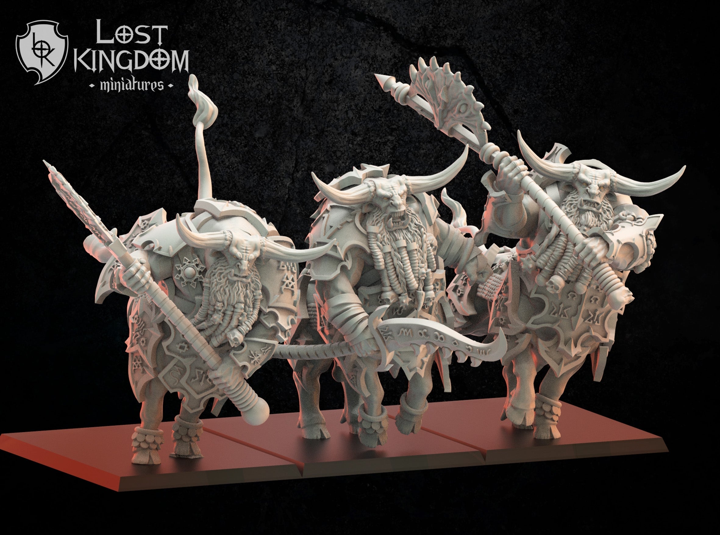 Anointed Bul-Thaurs, Lost Kingdom Miniatures