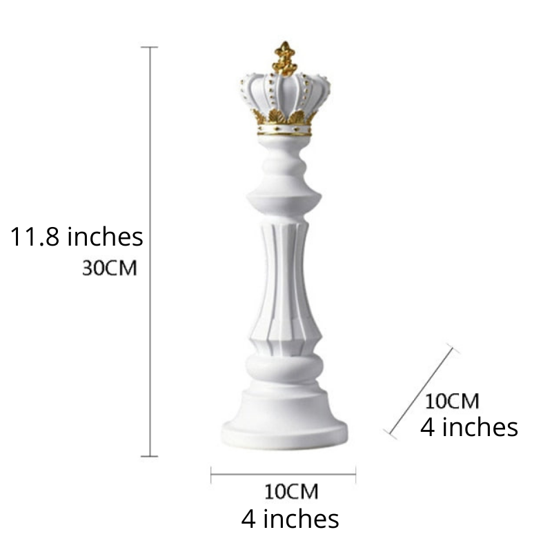 ArtZ® Chess Statue - White King / Medium