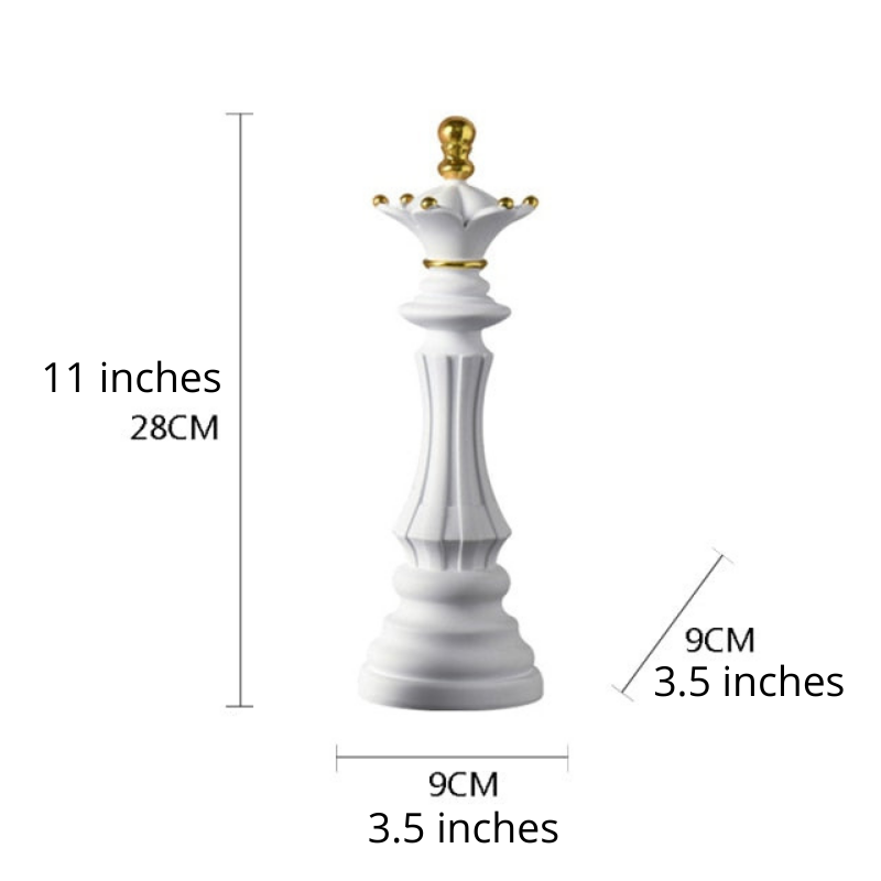 ArtZ® Chess Statue - White Queen / Medium