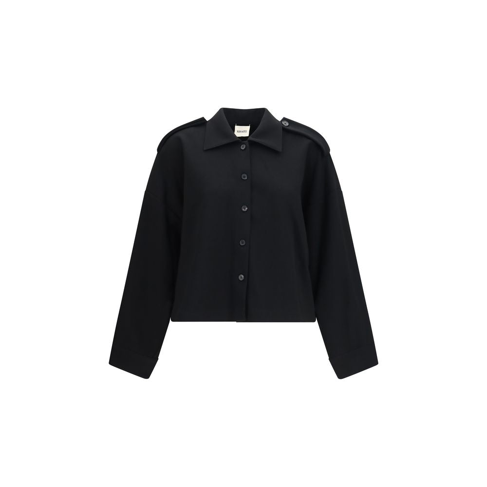 Khaite Bodine Shirt — Black