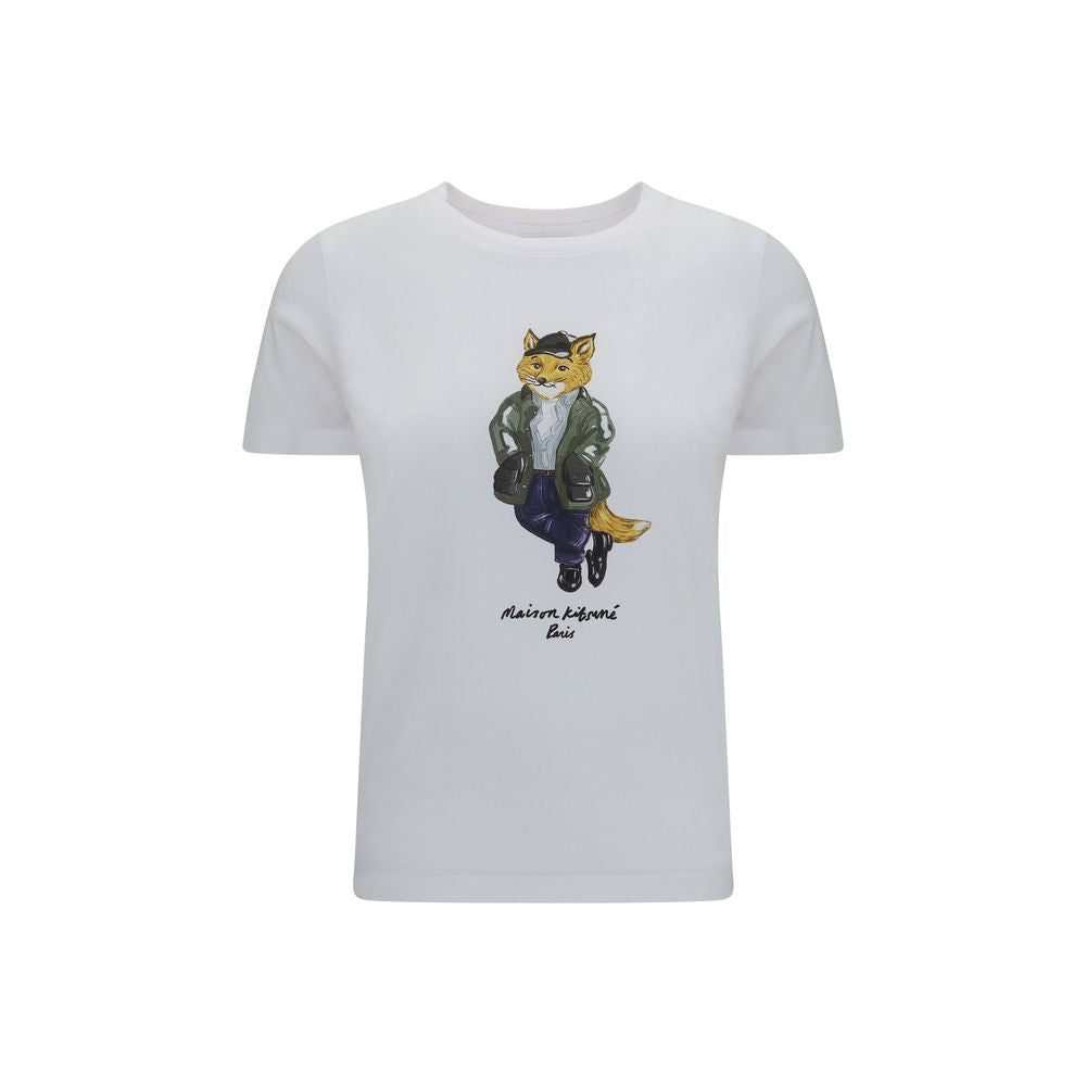 Maison Kitsuné Chillax Fox T-Shirt — White