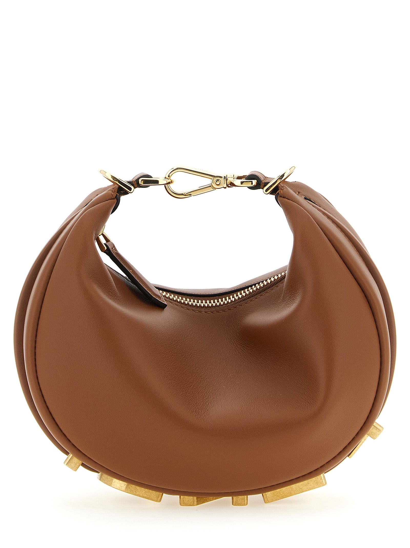 Fendi Fendigraphy Shoulder Bag — Brown
