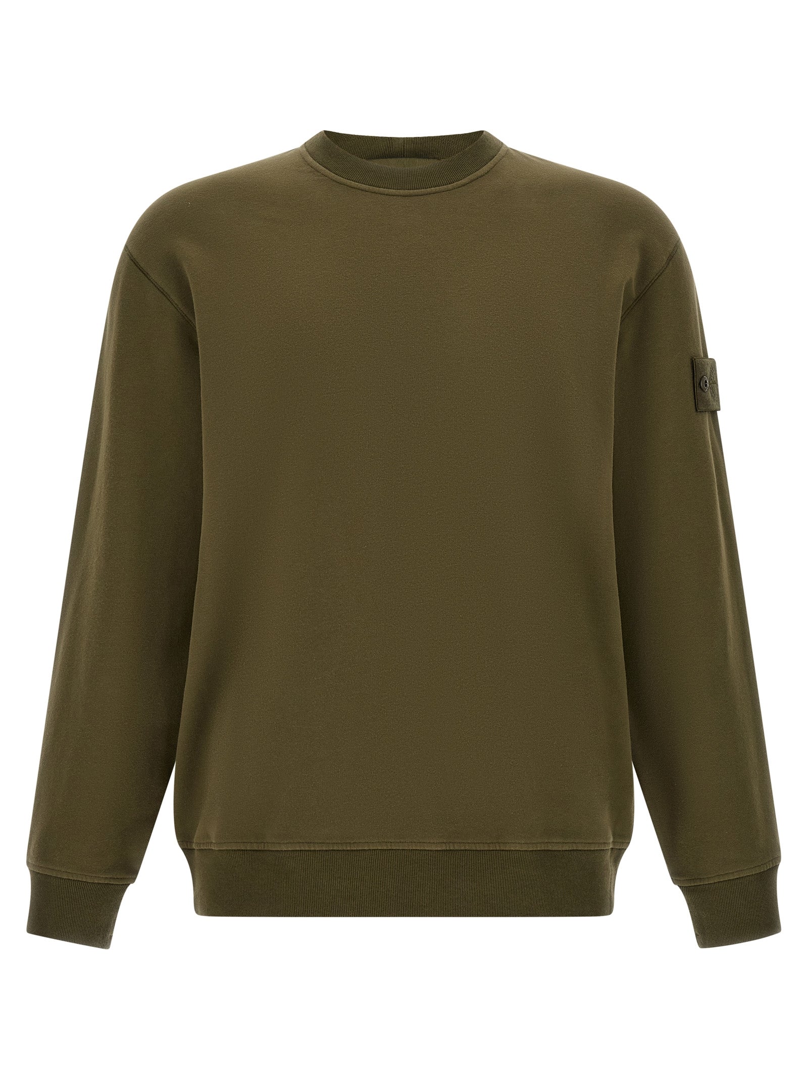 Stone Island Organic Cotton Sweatshirt — Green