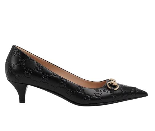 Gucci Flat shoes Black Lea+fab Rub Sole - 40