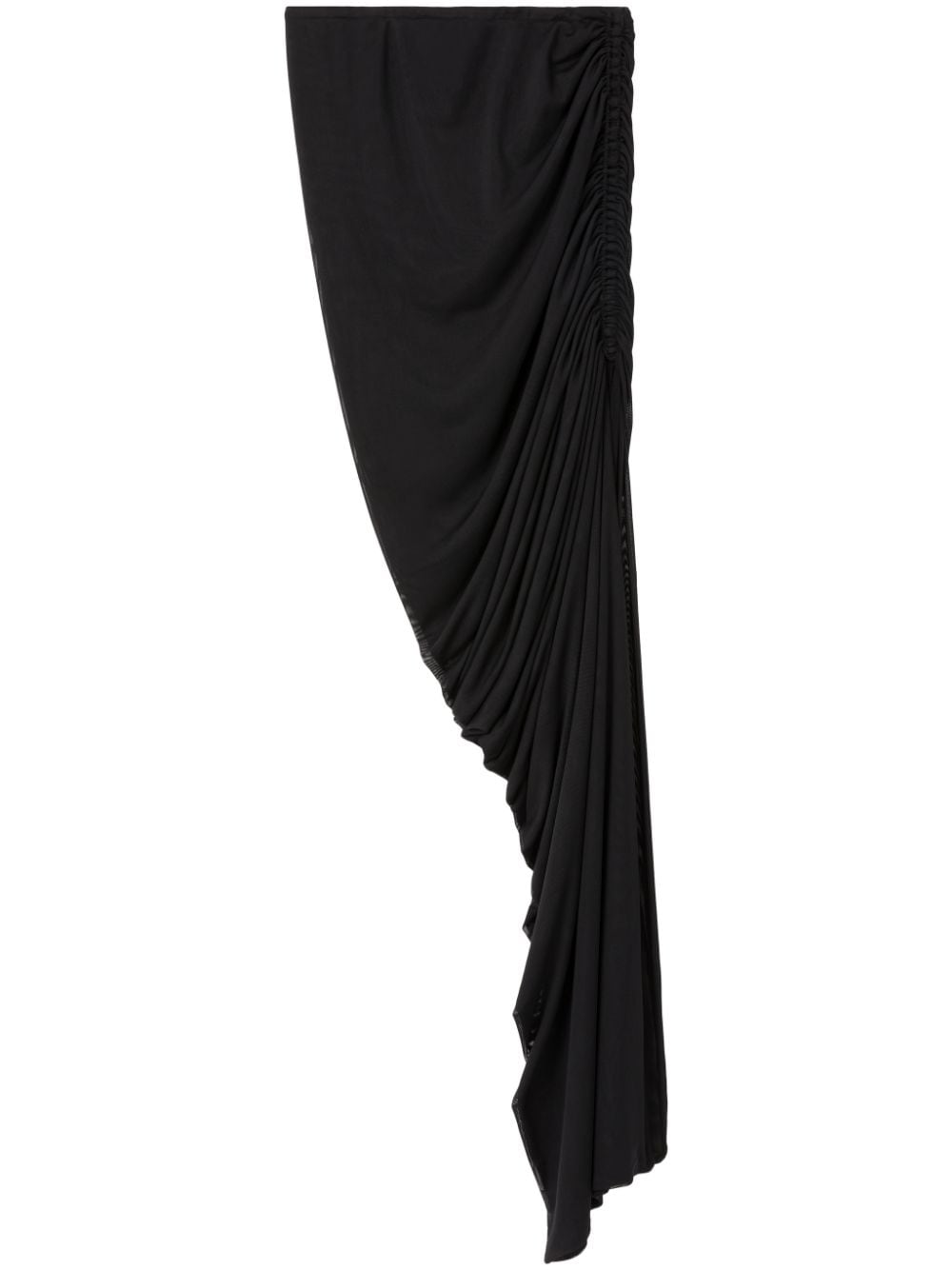 Az Factory By Ester Manas Ruched Side-Slit Skirt — Black