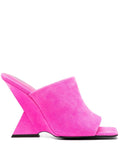 The Attico Cheope Mule — Fuchsia Pink