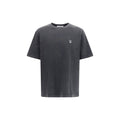 Maison Kitsuné Embroidered Fox Head T-Shirt — Gray