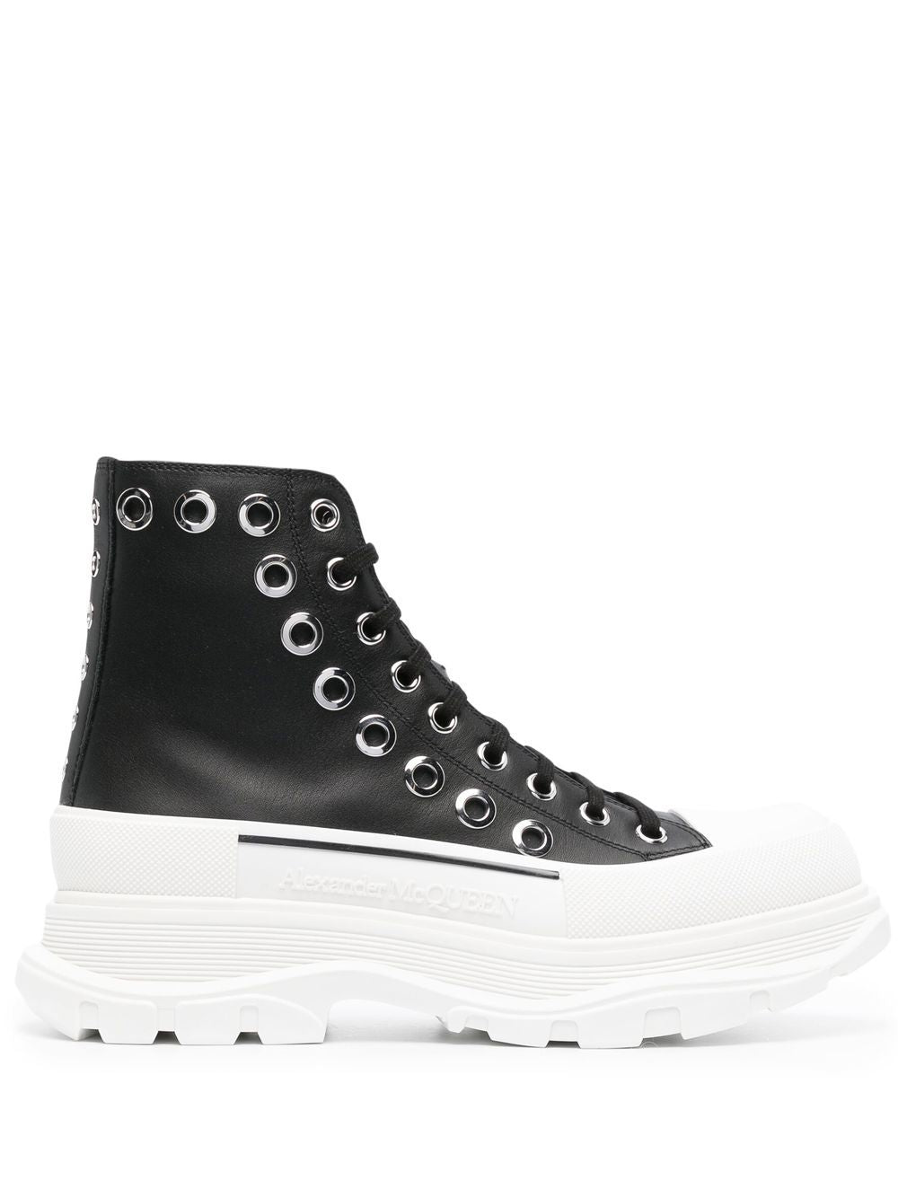 Botín Alexander McQueen Tread Slick — Negro