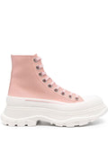 Alexander McQueen Tread Slick Ankle Boot — Pink