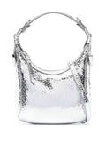 By Far Pre Cosmo Top Handle Bag — Silver
