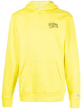 Billionaire Logo-Print Hoodie — Yellow