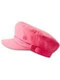 Maison Michel Flat Cap — Pink