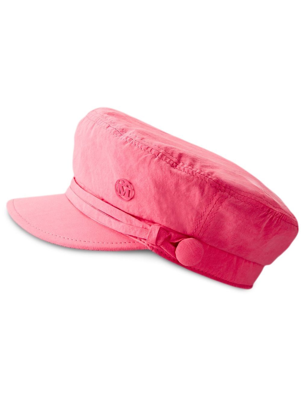 Maison Michel Flat Cap — Pink