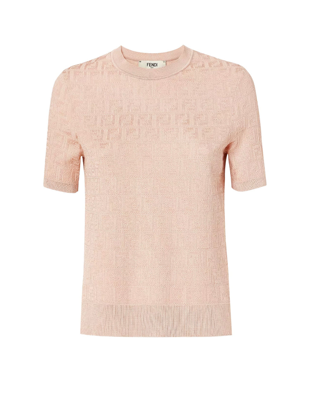 Fendi Sweaters Pink Salt-25 Cotone Viscosa - 38