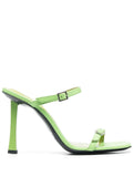 By Far Pre Flick Heel Sandal — green