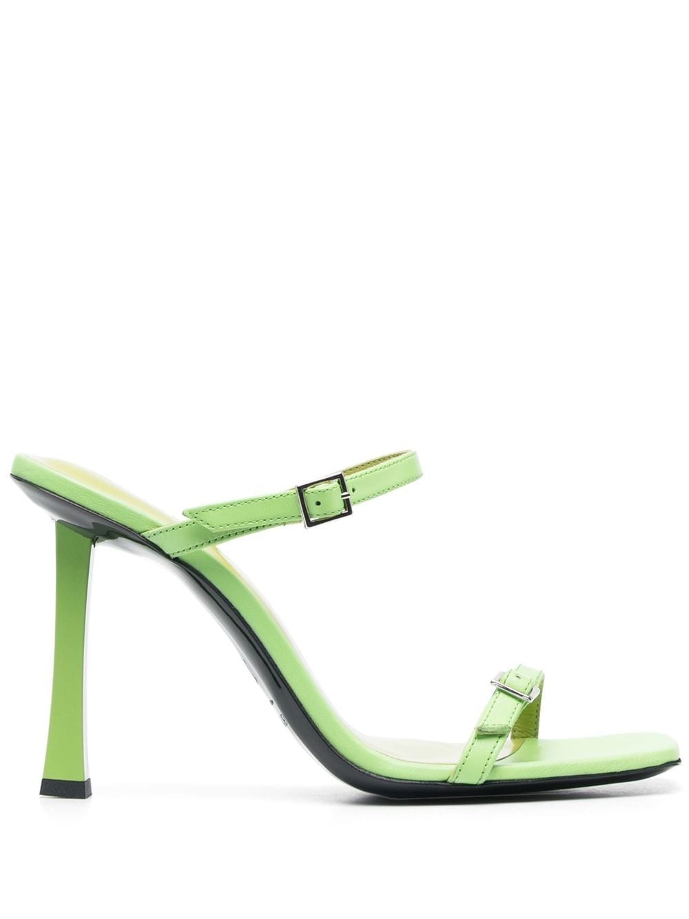 By Far Pre Flick Heel Sandal — green