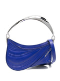 Bolso de hombro Mugler Spiral Curve 01 — Azul
