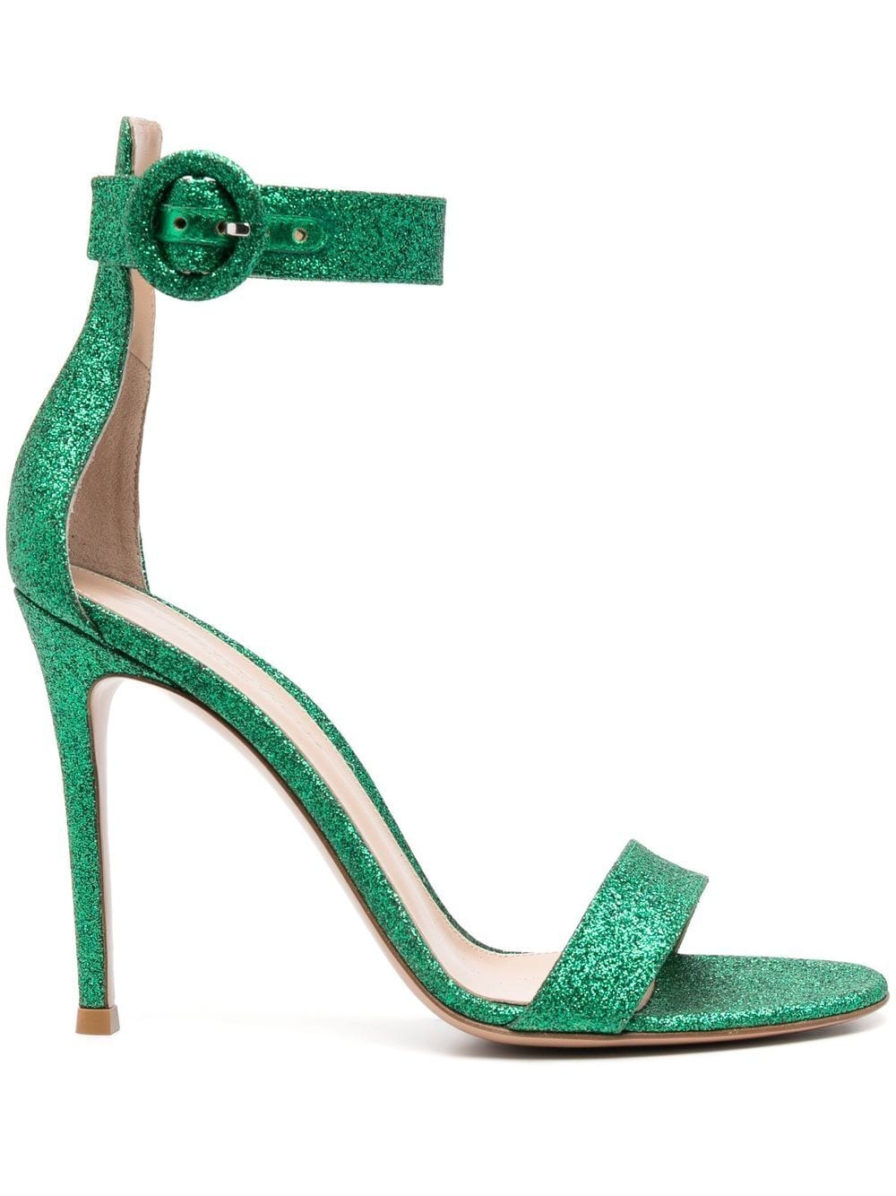 Gianvito Rossi Portofino 105 Heel Sandal — Green