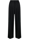 Az Factory With Lutz Huelle Virgin Wool Blend Trousers — Black
