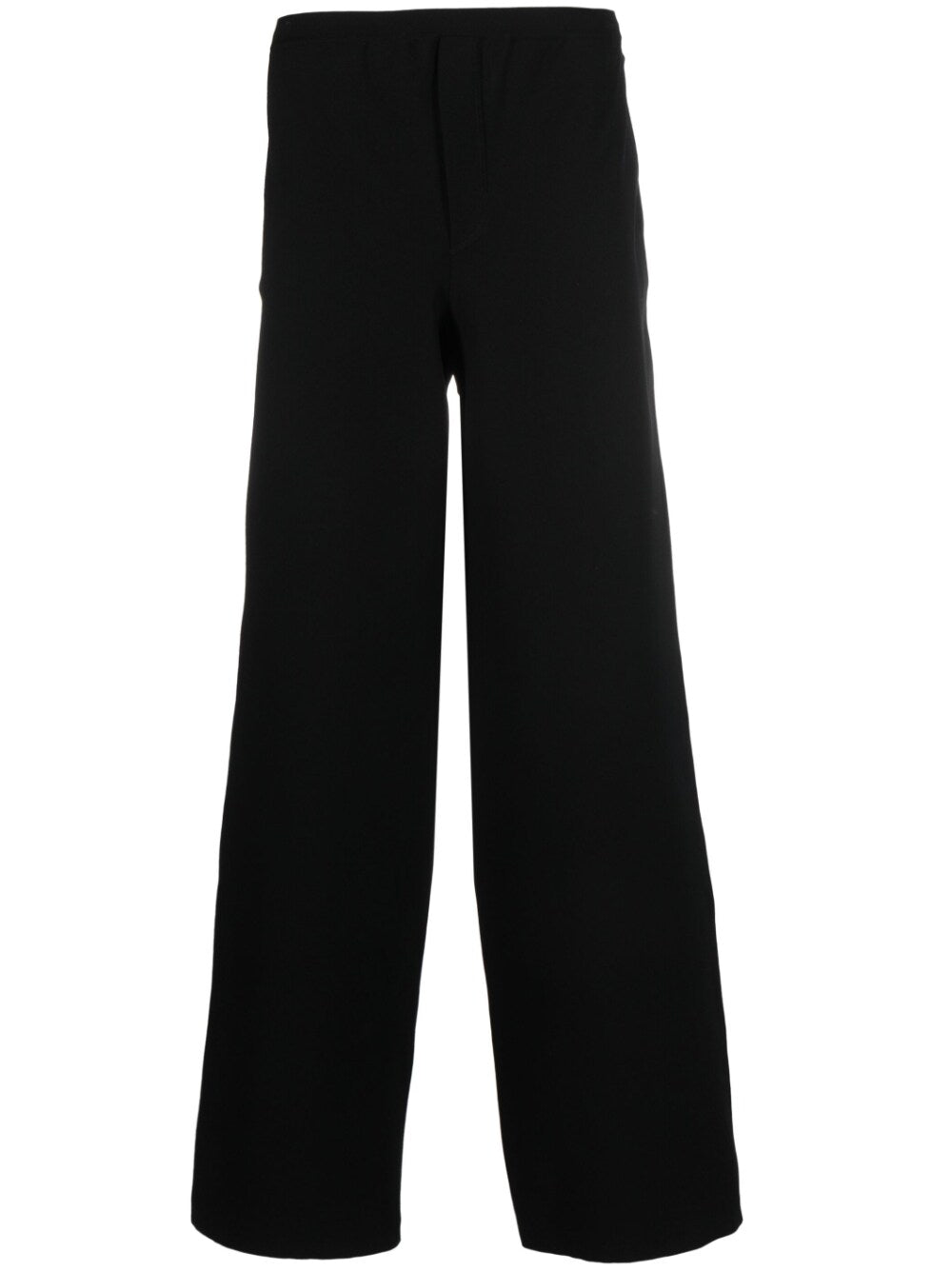 Ferragamo Wide-Leg Trousers — Black