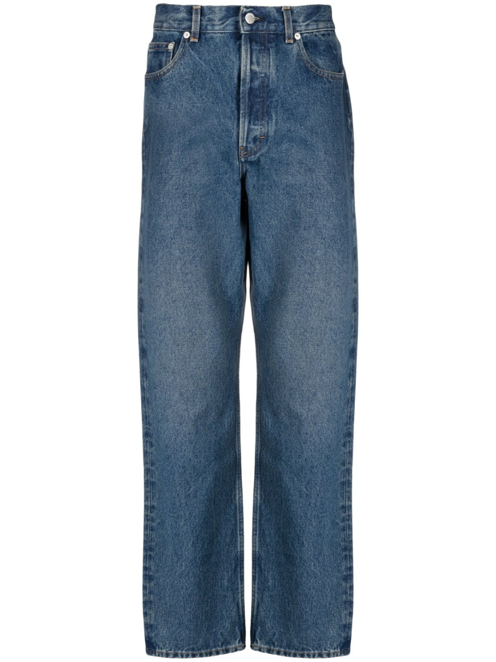 Ambush High-Rise Wide-Leg Jeans — Blue