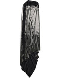 Balenciaga Metallic-Effect Dress — Black