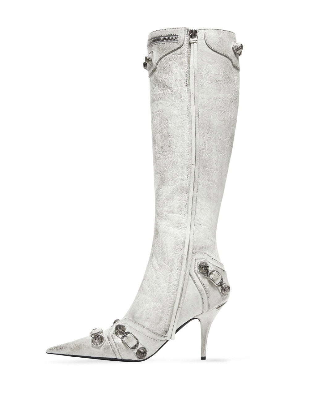 Balenciaga Cagole Boots — white
