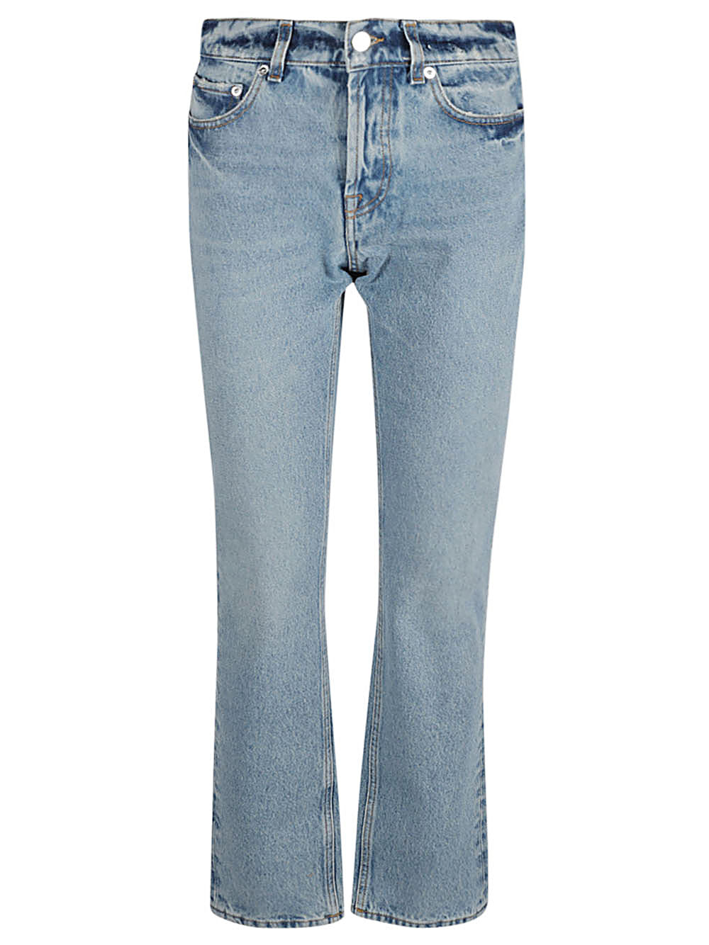 Armarium Low-Rise Straight-Leg Jeans — Indigo