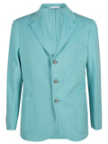 Sartorio Wool Blazer — Turquoise