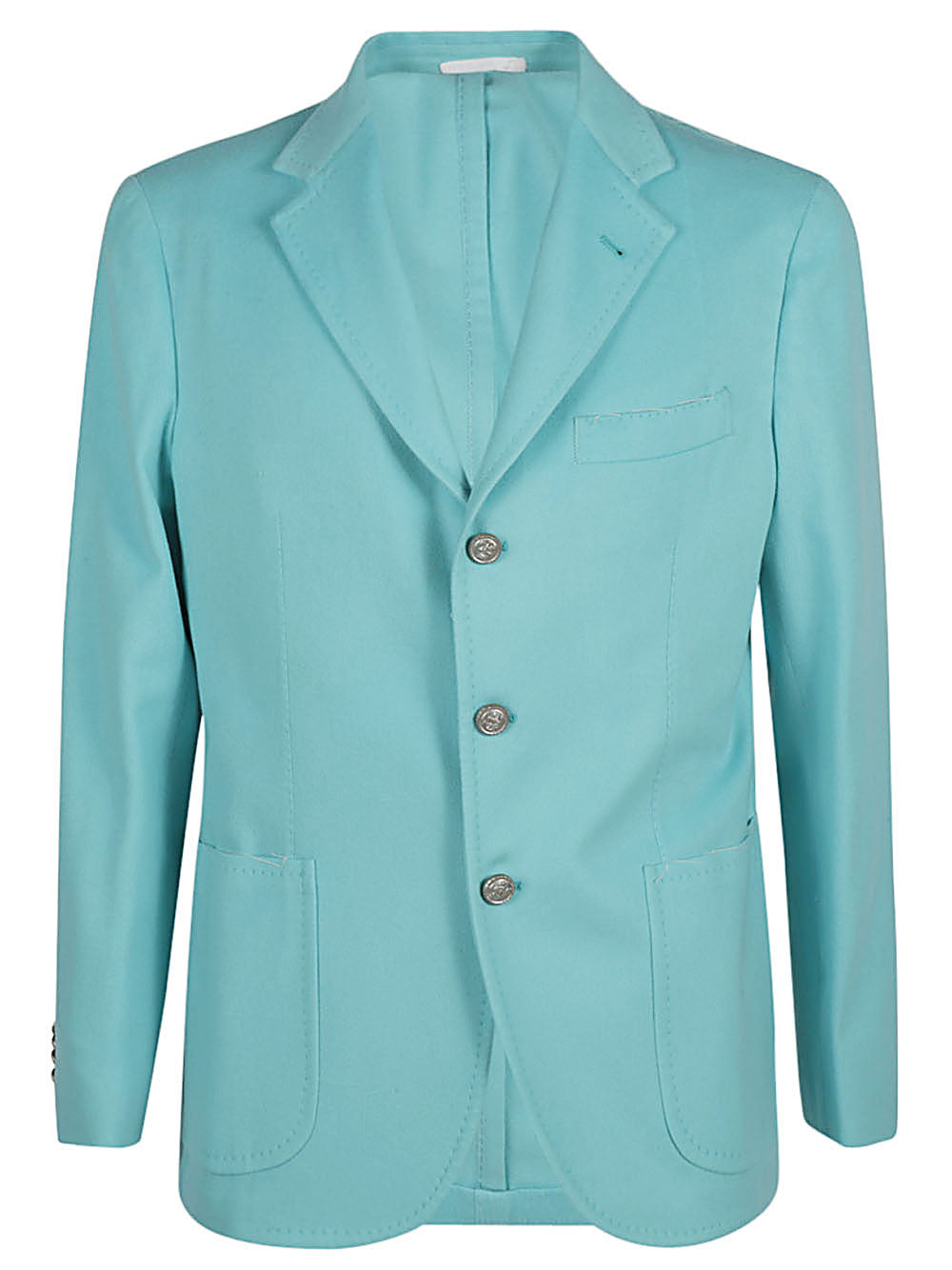 Sartorio Wool Blazer — Turquoise