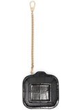Bally Quilted Calf Leather Card Case — Black