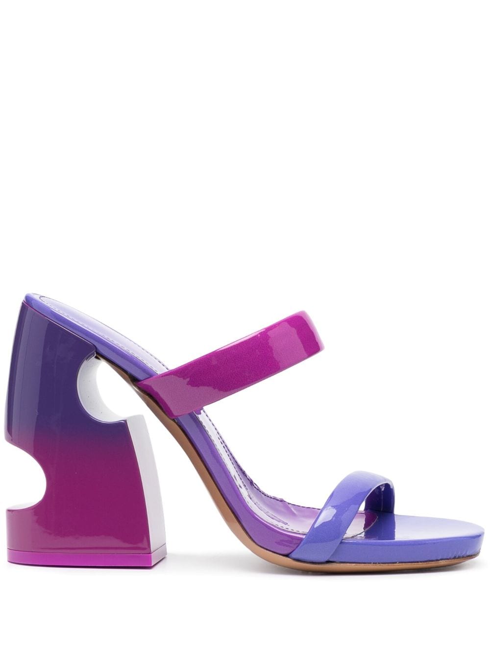 Off White Meteor Heel — Purple