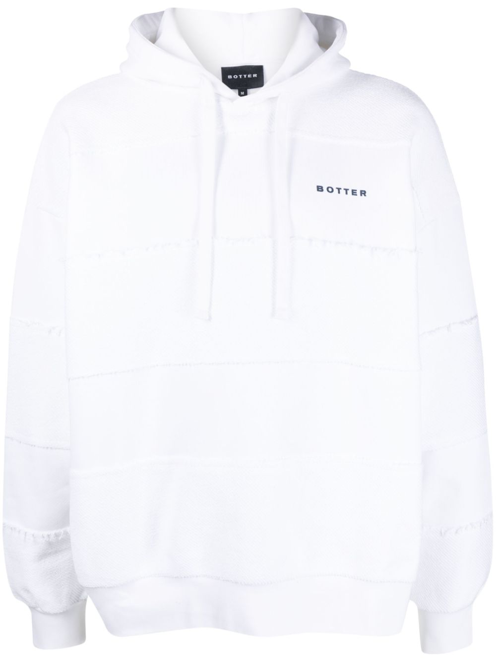 Botter Organic Cotton Logo-Print Hoodie — White