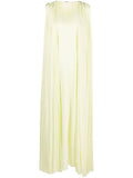 Jil Sander Draped Layered Dress — Cream