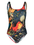 Alexander McQueen Hieronymus Bosch Swimsuit — Multicolor