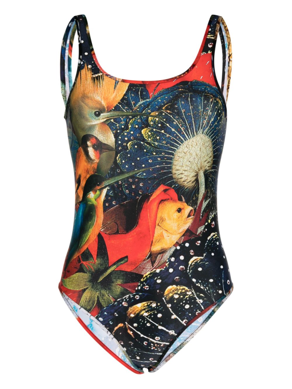 Alexander McQueen Hieronymus Bosch Swimsuit — Multicolor