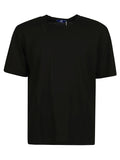 Kired Crew-Neck Cotton T-Shirt — Black