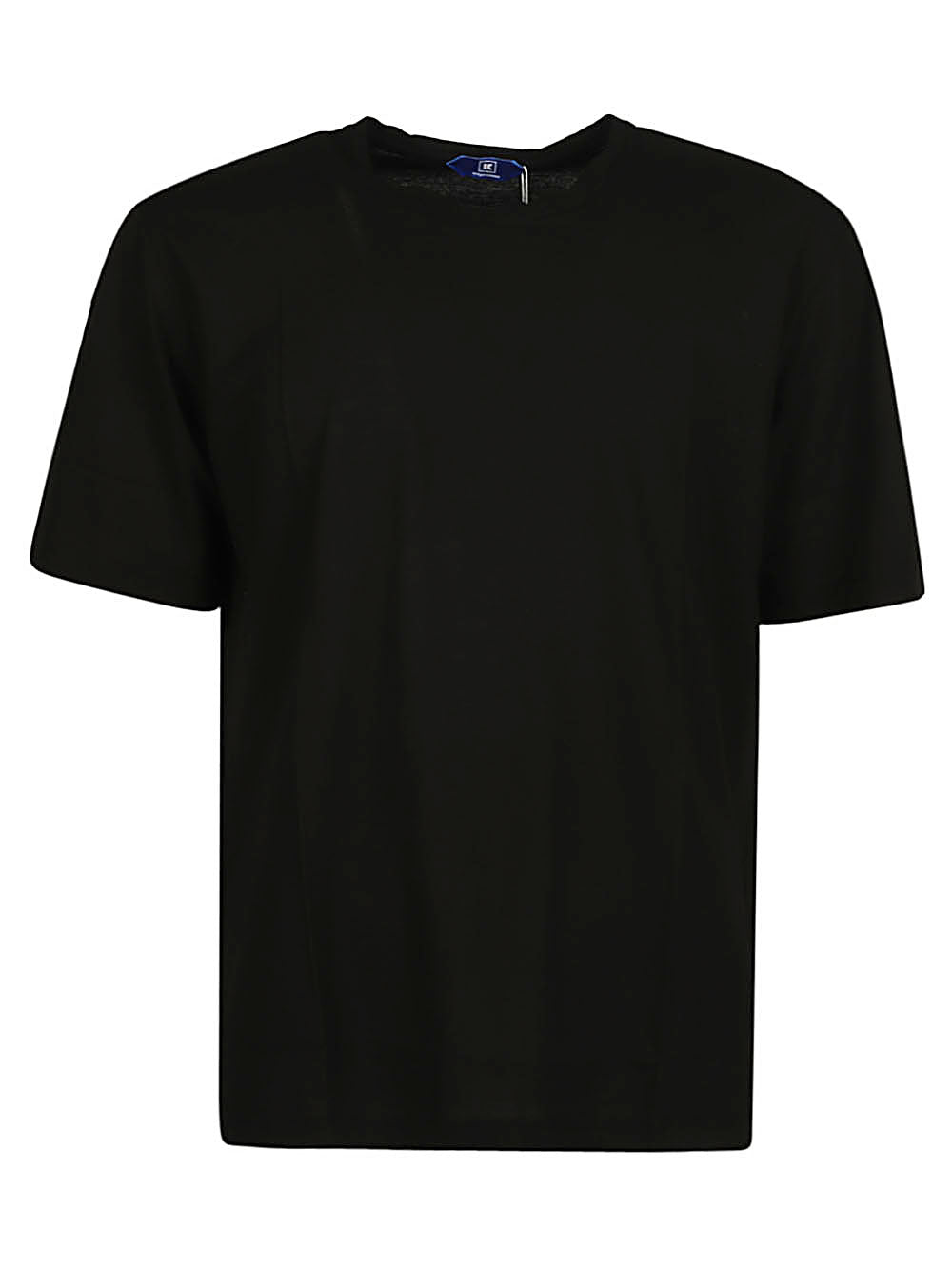 Kired Crew-Neck Cotton T-Shirt — Black
