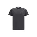 Stone Island Logo Patch Cotton T-Shirt — Gray