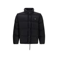 Prada Quilted Goose Down Down Jacket — Black