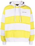 Botter Striped Organic Cotton Hoodie — Yellow