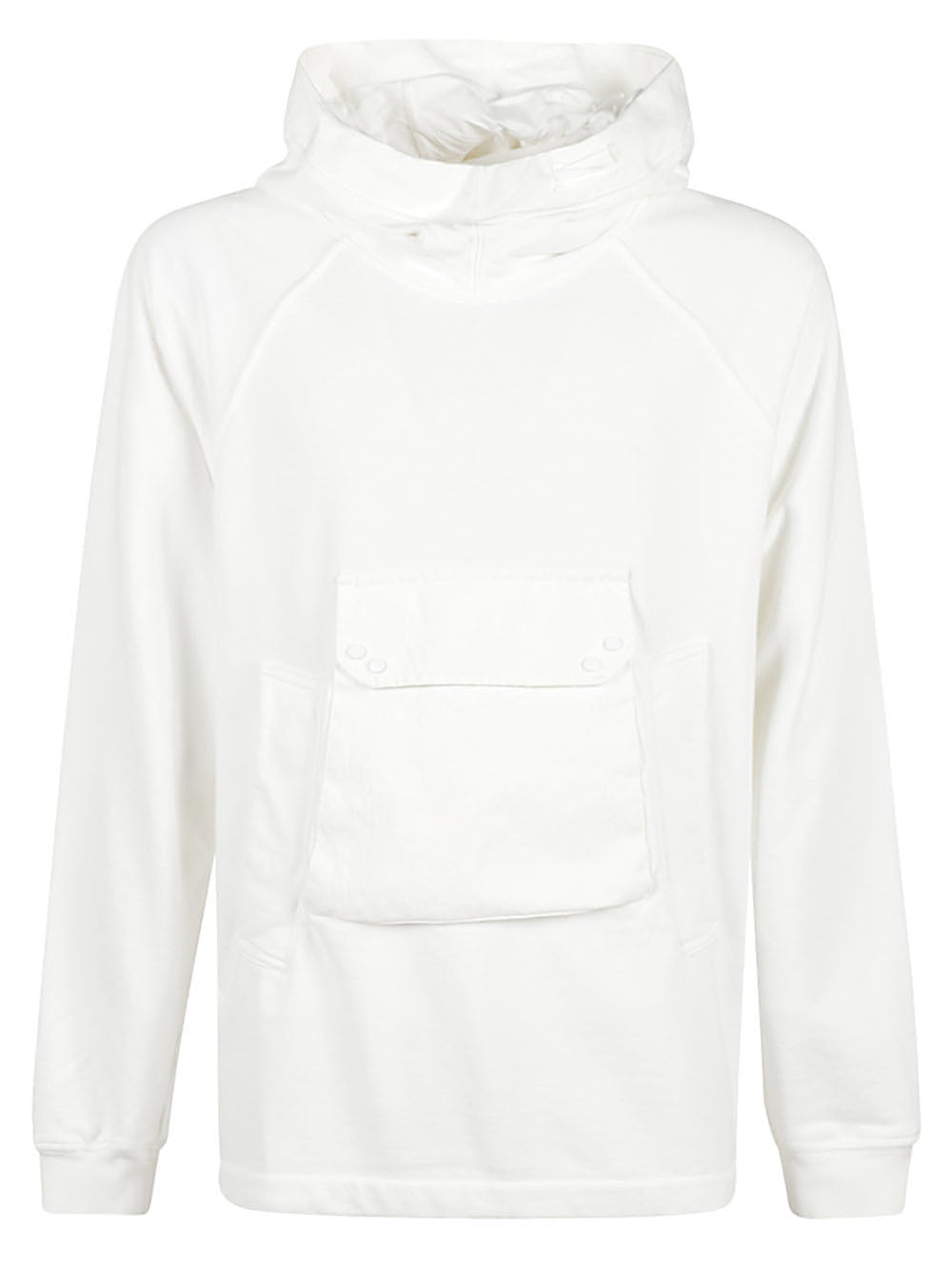 Ten C Cotton Hoodie — White
