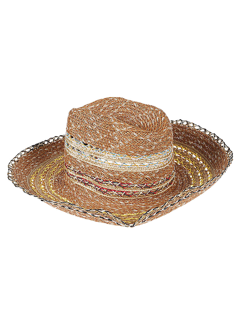 Exquisite J Raffia Fedora — tan