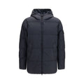 Stone Island Crinkle Reps Down Jacket — Blue