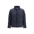 Stone Island Quilted Puffer Down Jacket — Navy