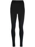 WARDROBE.NYC High-Waist Zipped Leggings — Black