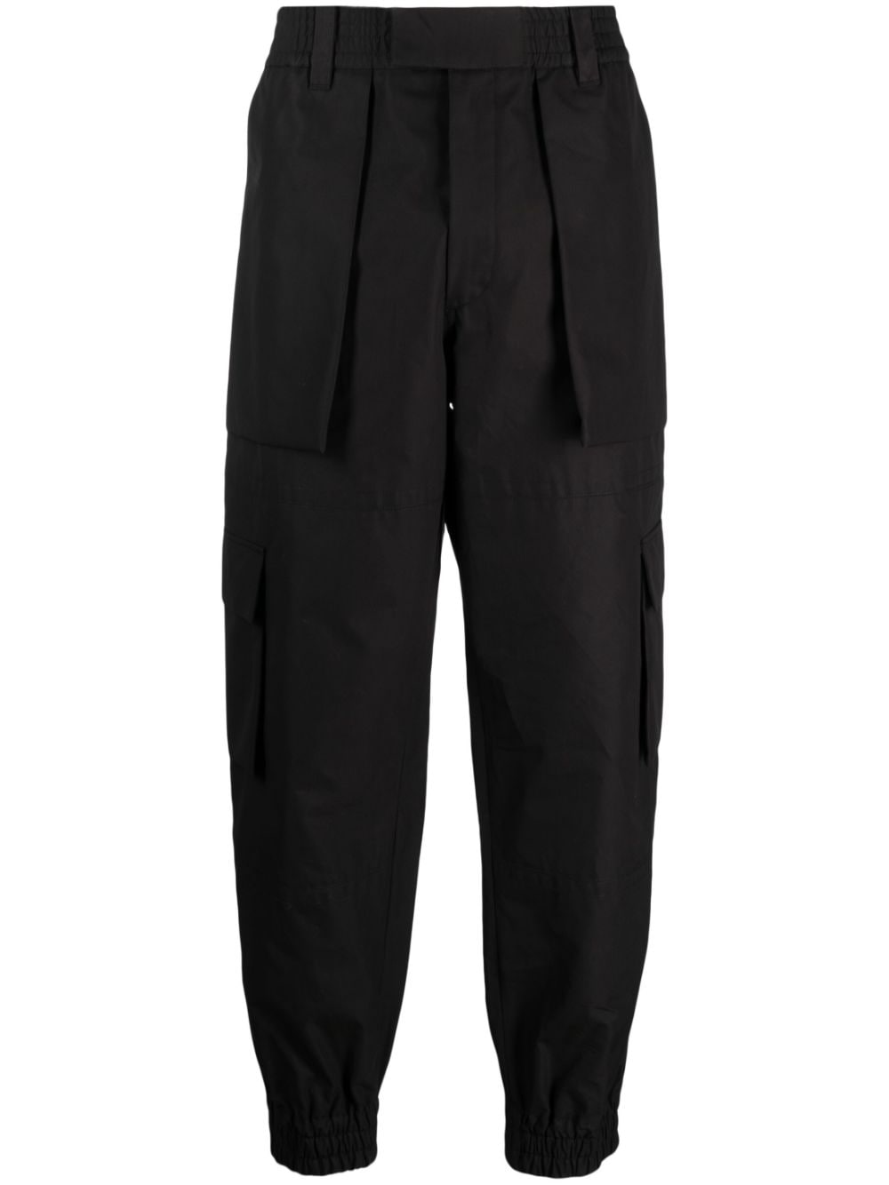 Alexander McQueen Organic Cotton Cargo Pants — Black
